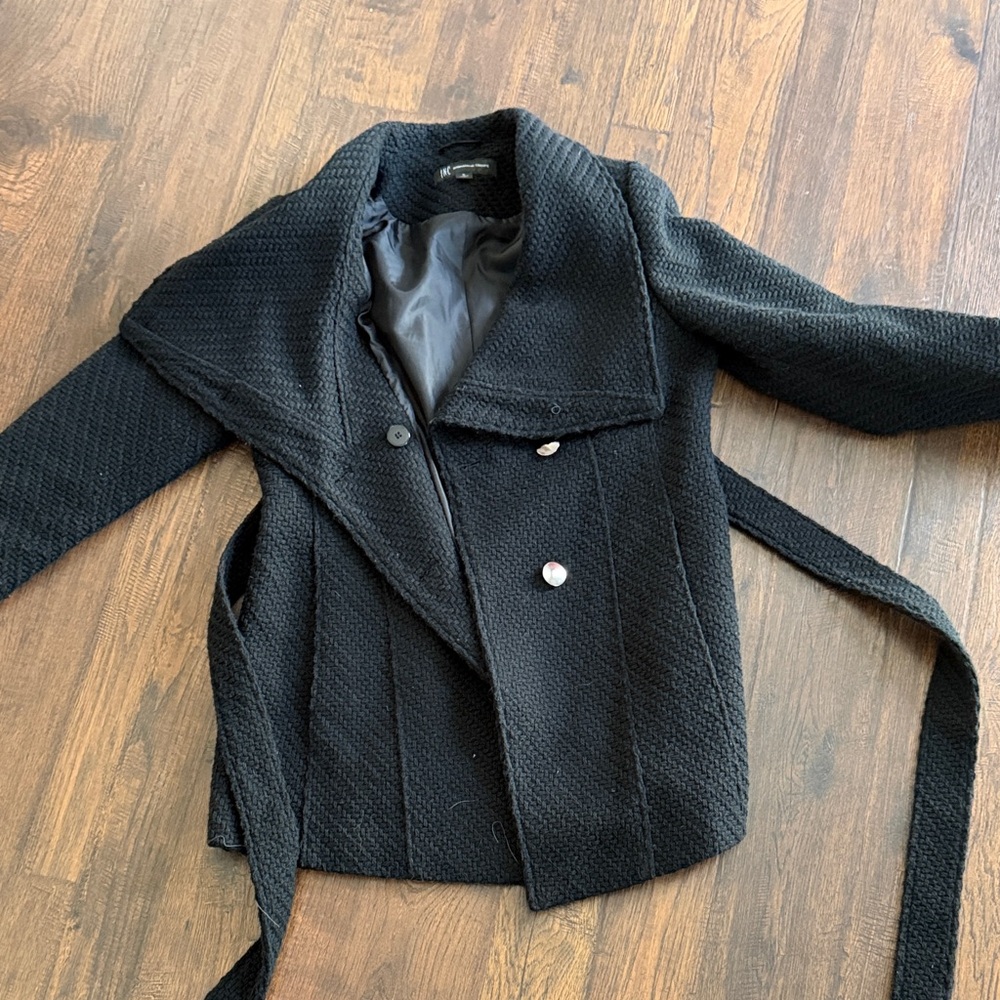 INC Women's Black Textured Jacket